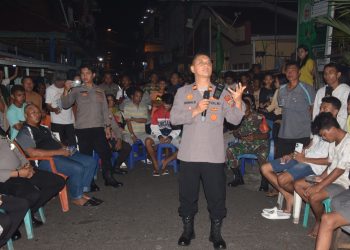 Polsek Tuminting Mediasi Tawuran Yang Terjadi Di Kelurahan Sindulang Satu. Manado 23/1/2024