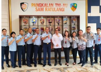 Mengelola Keuangan Institusi, BSG Dan Lanud Samratulangi Manado Jalin Kerja Sama. Manado, Rabu 27/3/2024.