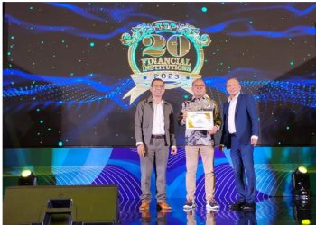 Dapat Penghargaan, Bank Sulutgo Raih The Best Performing Bank 2023. Manado, Rabu 14/11/2023.