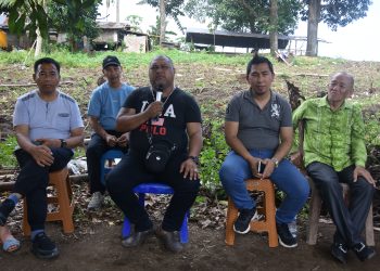 Terkait Dengan Keamanan BMI Kota Bitung Siap Mengawal Dan Mengawasi Tanah Dyang Tanjung Merah, Bitung 22/4/2024.