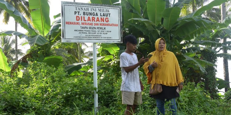 Keberatan Salah Satu Ahli Waris Intan Areros Kepada P.T Bunga Laut. Manado, 4/7/2024