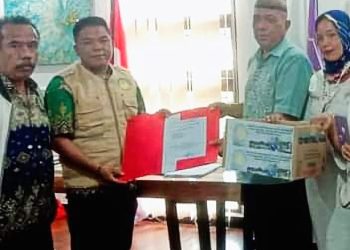 Penyerahan Donasi Solidaritas Kemanusiaan Korban Banjir Dan Tanah Longsor Di Daerah Provinsi Gorontalo Dari Ormas P4T Kota Manado.,30/7/2024