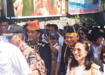 Pendaftaran Calon Gubernur Dan Wakil Gubernur Sulawesi Utara Periode 2024 – 2029 Di KPU Provinsi Sulut. Manado, 28/8/2024.