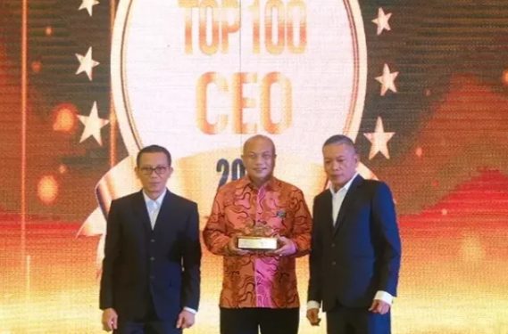 DIREKTUR UTAMA BANK SULUTGO REVINO PEPAH TERPILIH SEBAGAI TOP 100 CEO 2024