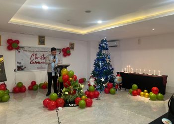 Perayaan Menyambut Natal  Keluarga Besar UPTD Persampahan Dinas PUPRD Sulut. Manado, 11/12/2024.