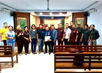 Sidang Praperadilan LP KPK Kota Bitung Di Tunda, Penyidik Polres Bitung Mangkir. 8/3/2025