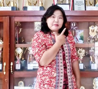 Pelepasan 10 Alumni Magang Ke Jepang Di Hadiri Oleh Kepsek SMK negeri 5 Olga Mamusung., 22/4/2025.