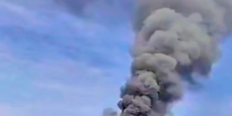 Kejadian Laka Laut Terbakarnya K.M Barcelona V Rute Talaud – Manado. 21/07/2025.