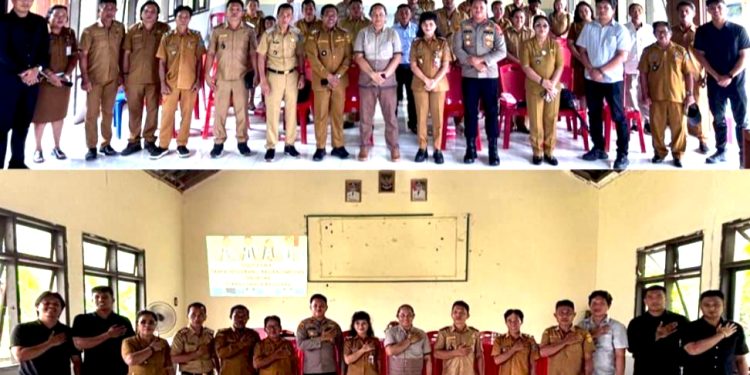 Densus 88 Satgas Wilayah Sulawesi Utara Beri Pembekalan Pencegahan Radikalisme Di Kecamatan Wori. Senin, 04/08/2025.