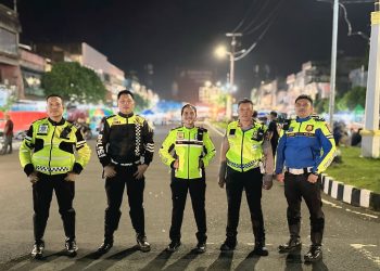 Majelis Dzikir At-taubah Gelar Kegiatan Bitung Bersholawat Dan Milad Puluhan Polres Bitung Turut Mengamankan.