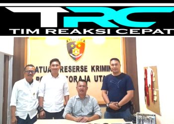 Jurnalis Ciber Kriminal- ITN” Di Sambut Sebagai Mitra Kepolisian Oleh KASAT RESKRIM POLRES TORAJA UTARA.
