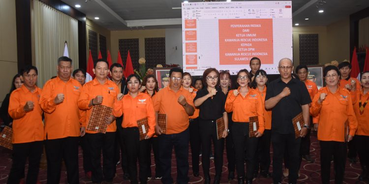 Dewan Pengurus Pusat Dan Provinsi Gelar Pelantikan Pengurus Kabupaten/Kota Kawanua Resque Indonesia (KRI) Se Sulawesi Utara Di Kantor Gubernur Sulut. Jumat, 10/10/2025