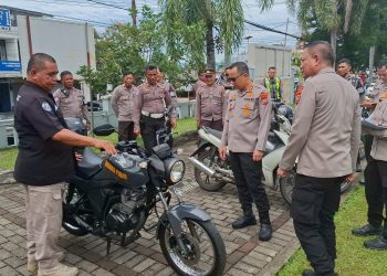 Kapolres Bitung Tekankan Kendaraan Dinas Merupakan Sarana Penting Dalam Mendukung Pelaksanaan Meningkatkan Kinerja Kepolisian.