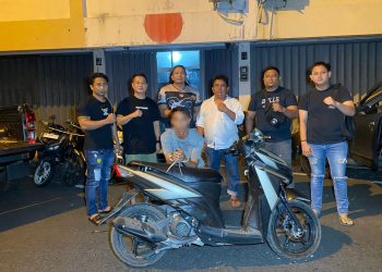 Pelaku Curanmor MS 27 Tahun Berhasil Di Amankan Berkat Kolaborasi Tim Tarsius Dan Tim Resmob Polda Sulut.