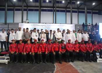 Polres Bitung Amankan Kegiatan Dzikir Akbar, Tausiyah, Dan Doa Untuk Kota Bitung HSN Dan POPP Se Sulut.