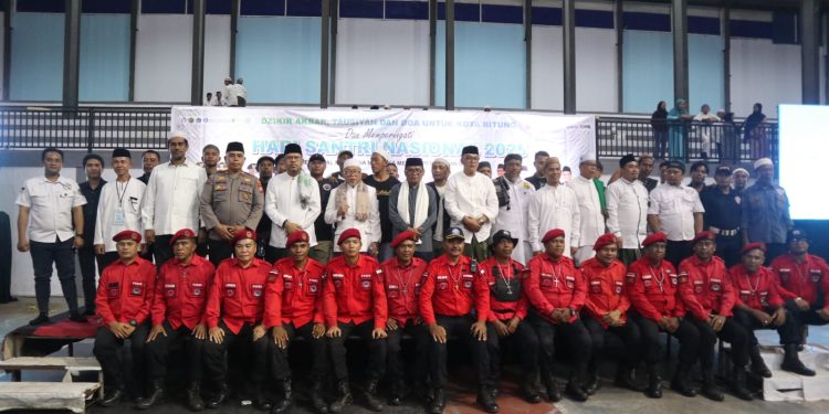 Polres Bitung Amankan Kegiatan Dzikir Akbar, Tausiyah, Dan Doa Untuk Kota Bitung HSN Dan POPP Se Sulut.