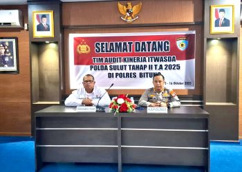 Dengan Adanya Audit Kinerja Polda Sulut,  Polres Bitung Komitmen Meningkatkan Pelayanan Kepada Masyarakat.