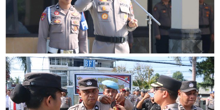 Kapolres Bitung Pimpin Pelantikan Pamapta Polres Bitung, Berkomitmen Meningkatkan Pelayanan Dan Memberi Rasa Aman Kepada Masyarakat