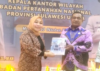 Sertijab Dan Pisah Sambut Kakanwil BPN Provinsi Sulawesi Utara Di Gelar Di Kantor BPN Sulut.