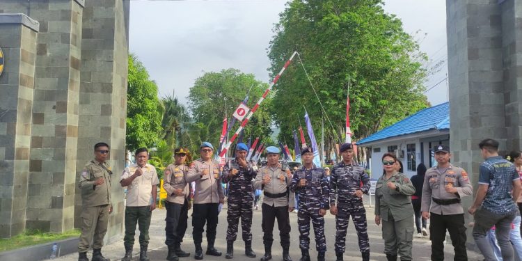 Polres Bitung Kolaborasi Dengan TNI Dan Pemkot Bitung Dalam Pengamanan FPSL.