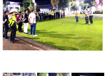 Kabag OPS Polres Bitung Pimpin Apel Kesiapan KRYD Patroli “Pantera”