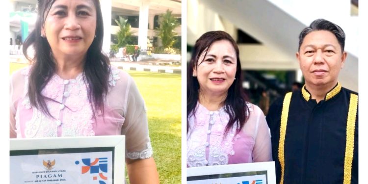 Dedikasi Kepsek SMK 3 Bitung Ibu, Yessie Pinontoan ” Guru Hebat Indonesia Kuat Dalam Tugas dan Tanggung Jawab”