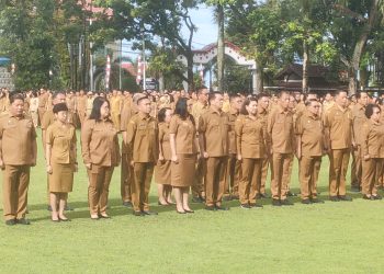 Apel Perdana Tahun 2026 Gubernur Sulut Mengajak Membuka Buku Baru Dengan Tinta Emas dan Prestasi