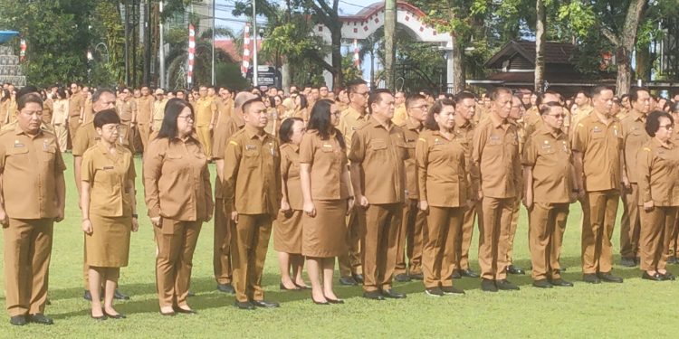 Apel Perdana Tahun 2026 Gubernur Sulut Mengajak Membuka Buku Baru Dengan Tinta Emas dan Prestasi