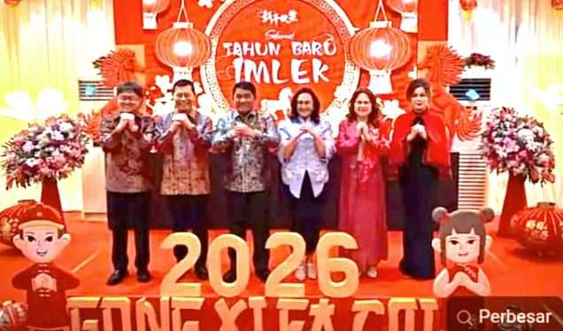 Gubernur dan Wakil Gubernur Sulawesi Utara Menghadiri Perayaan Imlek 2026 di Rumah Dinas Walikota Manado