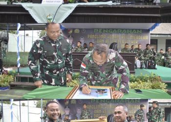 Kodim 1310/Bitung Gelar Safari Ramadhan, Pangdam XIII/Merdeka Serahkan Bantuan Sosial