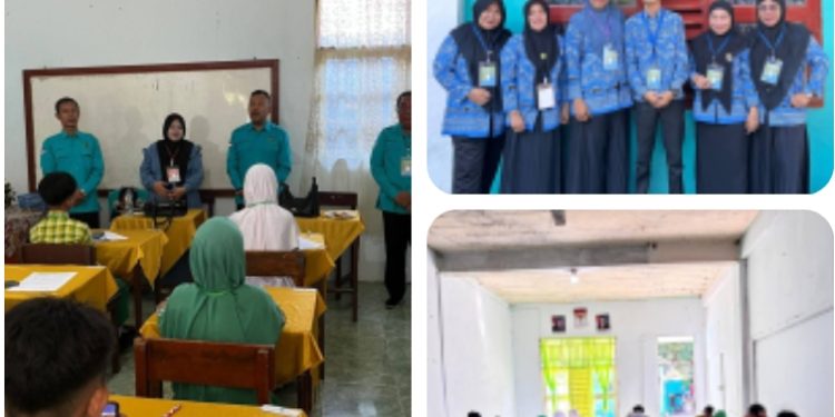 Kepala Sekolah Yayasan Al-Muhajirin Kelurahan Bitung Barat 2 Hadiri Pemantauan Ujian Madrasah