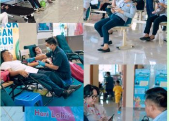 Wujudkan Nilai Kemanusiaan,BPTD Kelas II SULUT Kumpulkan Puluhan Kantong Darah di Tiga Terminal Tipe A