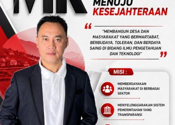 Niat Membangun Desa Tercinta,Michael Kawilarang Maju Sebagai Calon Kades Bukit Tinggi.