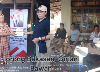 Kehadiran Penuh Kasih Yani Ponengoh dan Dukungan Istri Tercinta, Wujud Kesetiaan Mengabdi di Dapil II Kota Bitung