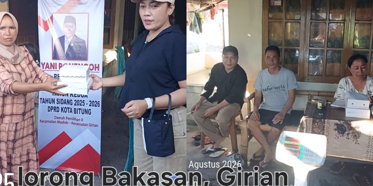 Kehadiran Penuh Kasih Yani Ponengoh dan Dukungan Istri Tercinta, Wujud Kesetiaan Mengabdi di Dapil II Kota Bitung