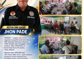 GWI Sulut Bergerak Satu Visi, Satu Soliditas, Satu Langkah Menuju Pers yang Lebih Profesional