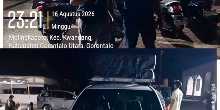 SATUAN KANIT NARKOBA POLRESTA GORONTALO UTARA AMANKAN KENDARAAN DAN DUA ORANG YANG DICURIGAI MENGIRIM OBAT TERLARANG