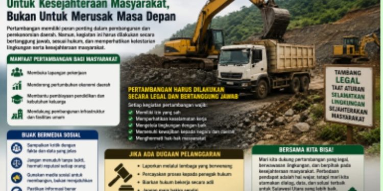 Masyarakat Belang Ajak Publik Bahas Isu Pertambangan Secara Objektif dan Berdasarkan Fakta. Senin, 24/08/2026