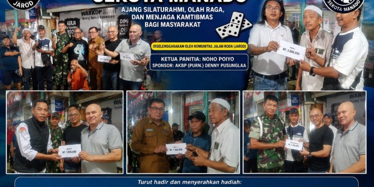 Turnamen Domino Se-Kota Manado Jadi Ajang Silaturahmi dan Penguatan Kamtibmas. Senin, 24/08/2026