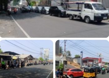 SPBU Sindulang Satu Dipadati Antrean BBM Subsidi, Kendaraan Mengular hingga Keluar Area SPBU